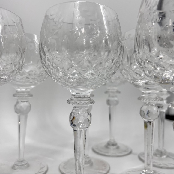 Rogaska Crystal Cut Balloon Gallia Wine
Hocks/Goblets Set of 4 Vintage RARE - Picture 8 of 17